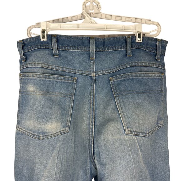 Basic Editions Light Wash Straight Leg Jeans Mens Size 38x30 Casual Denim - Picture 3 of 11